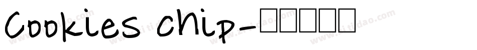 Cookies chip字体转换
